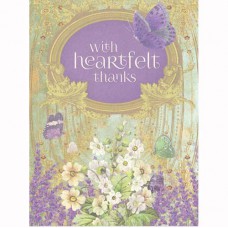 LEANIN TREE GREETING CARD Heartfelt Thanks